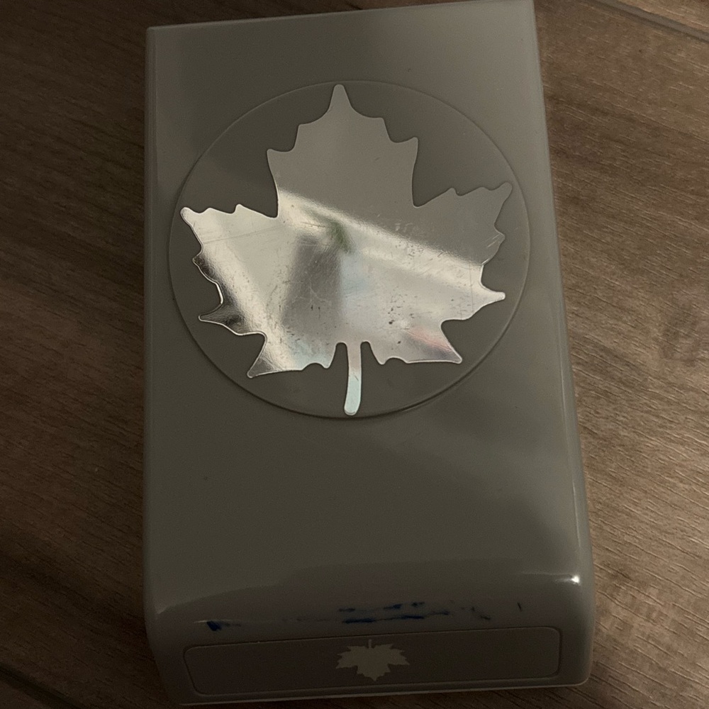 Gray Leaf Punch Tool